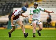 6 September 2020; Paul Cody of Clara in action against Ronan Corcoran of Ballyhale Shamrocks during the Kilkenny County Senior Hurling Championship Quarter-Final match between Clara and Ballyhale Shamrocks at UPMC Nowlan Park in Kilkenny. Photo by Harry Murphy/Sportsfile