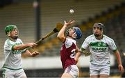 6 September 2020; Paul Cody of Clara in action against Eoin Cody, left, and Peter Nolan of Clara during the Kilkenny County Senior Hurling Championship Quarter-Final match between Clara and Ballyhale Shamrocks at UPMC Nowlan Park in Kilkenny. Photo by Harry Murphy/Sportsfile