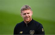 6 September 2020; Republic of Ireland coach Damien Duff ahead of the UEFA Nations League B match between Republic of Ireland and Finland at the Aviva Stadium in Dublin. Photo by Stephen McCarthy/Sportsfile