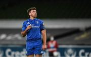 4 September 2020; Hugo Keenan of Leinster during the Guinness PRO14 Semi-Final match between Leinster and Munster at the Aviva Stadium in Dublin. Photo by David Fitzgerald/Sportsfile