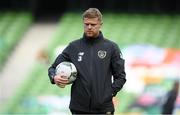 6 September 2020; Republic of Ireland coach Damien Duff during the UEFA Nations League B match between Republic of Ireland and Finland at the Aviva Stadium in Dublin. Photo by Stephen McCarthy/Sportsfile