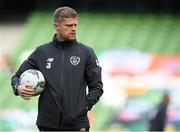 6 September 2020; Republic of Ireland coach Damien Duff during the UEFA Nations League B match between Republic of Ireland and Finland at the Aviva Stadium in Dublin. Photo by Stephen McCarthy/Sportsfile