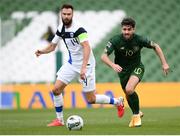 6 September 2020; Robbie Brady of Republic of Ireland in action against Tim Sparv of Finland during the UEFA Nations League B match between Republic of Ireland and Finland at the Aviva Stadium in Dublin. Photo by Stephen McCarthy/Sportsfile