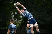 7 September 2020; James Ryan, lifted by Andrew Porter during Leinster Rugby squad training session at UCD in Dublin. Photo by Ramsey Cardy/Sportsfile