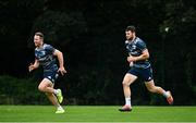 7 September 2020; Robbie Henshaw, right, and Rory O'Loughlin during Leinster Rugby squad training session at UCD in Dublin. Photo by Ramsey Cardy/Sportsfile