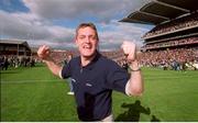 9 September 2001; Tipperary manager Nicky English celebrates after their victory over Galway. Tipperary v Galway, All Ireland Senior Hurling Final, Croke Park, Dublin. Photo by Ray McManus/Sportsfile