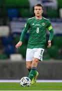 7 September 2020; Steven Davis of Northern Ireland during the UEFA Nations League B match between Northern Ireland and Norway at the National Football Stadium at Windsor Park in Belfast. Photo by Stephen McCarthy/Sportsfile