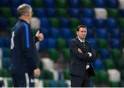 7 September 2020; Northern Ireland manager Ian Baraclough during the UEFA Nations League B match between Northern Ireland and Norway at the National Football Stadium at Windsor Park in Belfast. Photo by Stephen McCarthy/Sportsfile