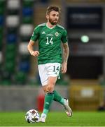 7 September 2020; Stuart Dallas of Northern Ireland during the UEFA Nations League B match between Northern Ireland and Norway at the National Football Stadium at Windsor Park in Belfast. Photo by Stephen McCarthy/Sportsfile