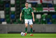 7 September 2020; Michael Smith of Northern Ireland during the UEFA Nations League B match between Northern Ireland and Norway at the National Football Stadium at Windsor Park in Belfast. Photo by Stephen McCarthy/Sportsfile