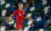 7 September 2020; Erling Braut Haaland of Norway during the UEFA Nations League B match between Northern Ireland and Norway at the National Football Stadium at Windsor Park in Belfast. Photo by David Fitzgerald/Sportsfile