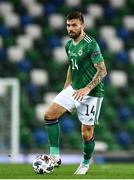 7 September 2020; Stuart Dallas of Northern Ireland during the UEFA Nations League B match between Northern Ireland and Norway at the National Football Stadium at Windsor Park in Belfast. Photo by David Fitzgerald/Sportsfile