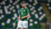 7 September 2020; Corry Evans of Northern Ireland during the UEFA Nations League B match between Northern Ireland and Norway at the National Football Stadium at Windsor Park in Belfast. Photo by David Fitzgerald/Sportsfile