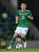 7 September 2020; Jordan Thompson of Northern Ireland during the UEFA Nations League B match between Northern Ireland and Norway at the National Football Stadium at Windsor Park in Belfast. Photo by Stephen McCarthy/Sportsfile