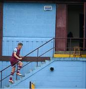 29 August 2020; Derek Prendergast of Drogheda United retruns to the dressing room at half-time during the Extra.ie FAI Cup Second Round match between Drogheda United and Derry City at United Park in Drogheda, Louth. Photo by Stephen McCarthy/Sportsfile