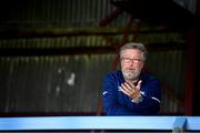 29 August 2020; Drogheda United Chairman Conor Hoey prior to the Extra.ie FAI Cup Second Round match between Drogheda United and Derry City at United Park in Drogheda, Louth. Photo by Stephen McCarthy/Sportsfile