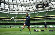 11 September 2020; Jamison Gibson-Park during the Leinster Rugby captains run at the Aviva Stadium in Dublin. Photo by Ramsey Cardy/Sportsfile