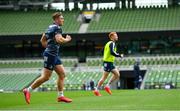11 September 2020; Jordan Larmour during the Leinster Rugby captains run at the Aviva Stadium in Dublin. Photo by Ramsey Cardy/Sportsfile