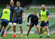 11 September 2020; Jamison Gibson-Park during the Leinster Rugby captains run at the Aviva Stadium in Dublin. Photo by Ramsey Cardy/Sportsfile