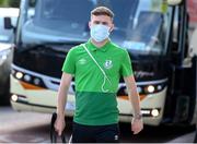 12 September 2020; Jack Byrne of Shamrock Rovers arrives prior to the SSE Airtricity League Premier Division match between Cork City and Shamrock Rovers at Turners Cross in Cork. Photo by Stephen McCarthy/Sportsfile