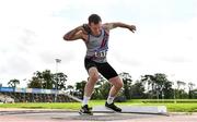 12 September 2020; James Sullivan of Dundrum South Dublin AC, competing in the Shot Put event of the M35 Men's Pentathlon during day one of the Irish Life Health Combined Event Championships at Morton Stadium in Santry, Dublin. Photo by Sam Barnes/Sportsfile