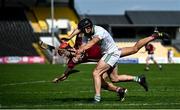 12 September 2020; Mikey Butler of O'Loughlin Gaels in action against Bill Sheehan of Dicksboro during the Kilkenny County Senior Hurling Championship Semi-Final match between Dicksboro and O'Loughlin Gaels at UPMC Nowlan Park in Kilkenny. Photo by David Fitzgerald/Sportsfile