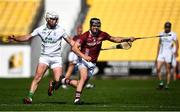 12 September 2020; Robbie Fitzpatrick of Dicksboro in action against Mark Bergin of O'Loughlin Gaels during the Kilkenny County Senior Hurling Championship Semi-Final match between Dicksboro and O'Loughlin Gaels at UPMC Nowlan Park in Kilkenny. Photo by David Fitzgerald/Sportsfile