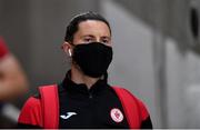 12 September 2020; Ronan Coughlan of Sligo Rovers arrives ahead of the SSE Airtricity League Premier Division match between St. Patrick's Athletic and Sligo Rovers at Richmond Park in Dublin. Photo by Ben McShane/Sportsfile