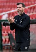 12 September 2020; Shamrock Rovers manager Stephen Bradley during the SSE Airtricity League Premier Division match between Cork City and Shamrock Rovers at Turners Cross in Cork. Photo by Stephen McCarthy/Sportsfile
