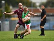 12 September 2020; Darren Sexton of Kilmurry Ibrickane in action against Niall Kelly of Lissycasey during the Clare County Senior Football Championship Semi-Final match between Kilmurry Ibrickane and Lissycasey at Cusack Park in Ennis, Clare. Photo by Ray McManus/Sportsfile