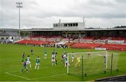 12 September 2020; A general view of the action during the SSE Airtricity League Premier Division match between Cork City and Shamrock Rovers at Turners Cross in Cork. Photo by Stephen McCarthy/Sportsfile