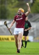 12 September 2020; Oisin Gough of Dicksboro celebrates after scoring a point during the Kilkenny County Senior Hurling Championship Semi-Final match between Dicksboro and O'Loughlin Gaels at UPMC Nowlan Park in Kilkenny. Photo by David Fitzgerald/Sportsfile