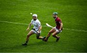 12 September 2020; Owen Wall of O'Loughlin Gaels in action against Conor Fitzpatrick of Dicksboro during the Kilkenny County Senior Hurling Championship Semi-Final match between Dicksboro and O'Loughlin Gaels at UPMC Nowlan Park in Kilkenny. Photo by David Fitzgerald/Sportsfile