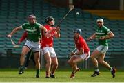 12 September 2020; Paudie O'Brien of Kilmallock in action against Cormac Ryan of Doon during the Limerick County Senior Hurling Championship Semi-Final match between Doon and Kilmallock at LIT Gaelic Grounds in Limerick. Photo by Diarmuid Greene/Sportsfile