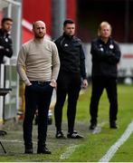 12 September 2020; St Patrick's Athletic head coach Stephen O'Donnell during the SSE Airtricity League Premier Division match between St. Patrick's Athletic and Sligo Rovers at Richmond Park in Dublin. Photo by Ben McShane/Sportsfile