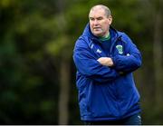 12 September 2020; Foxrock Cabinteely manager Alan McNally during the Dublin County Senior Ladies Football Championship Final match between Foxrock Cabinteely and Kilmacud Crokes at Lawless Memorial Park in Fingallians GAA, Swords, Dublin. Photo by Piaras Ó Mídheach/Sportsfile
