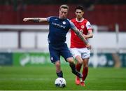 12 September 2020; Jesse Devers of Sligo Rovers in action against Shane Griffin of St Patrick's Athletic during the SSE Airtricity League Premier Division match between St. Patrick's Athletic and Sligo Rovers at Richmond Park in Dublin. Photo by Ben McShane/Sportsfile