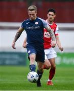 12 September 2020; Jesse Devers of Sligo Rovers in action against Shane Griffin of St Patrick's Athletic during the SSE Airtricity League Premier Division match between St. Patrick's Athletic and Sligo Rovers at Richmond Park in Dublin. Photo by Ben McShane/Sportsfile