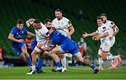 12 September 2020; Alby Mathewson of Ulster is tackled by Andrew Porter of Leinster during the Guinness PRO14 Final match between Leinster and Ulster at the Aviva Stadium in Dublin. Photo by Ramsey Cardy/Sportsfile