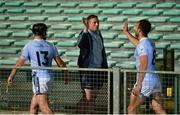 12 September 2020; Shane Dowling of Na Piarsaigh greets each of his team-mates including Peter Casey, left, and Thomas Grimes after the Limerick County Senior Hurling Championship Semi-Final match between Patrickswell and Na Piarsaigh at LIT Gaelic Grounds in Limerick. Photo by Diarmuid Greene/Sportsfile