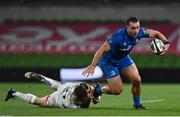 12 September 2020; James Lowe of Leinster is tackled by John Cooney of Ulster during the Guinness PRO14 Final match between Leinster and Ulster at the Aviva Stadium in Dublin. Photo by Ramsey Cardy/Sportsfile
