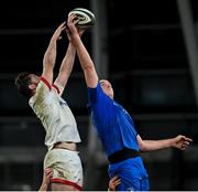 12 September 2020; Devin Toner of Leinster wins possession in the lineout ahead of Sam Carter of Ulster during the Guinness PRO14 Final match between Leinster and Ulster at the Aviva Stadium in Dublin. Photo by Ramsey Cardy/Sportsfile