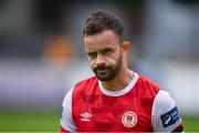 12 September 2020; Robbie Benson of St Patrick's Athletic during the SSE Airtricity League Premier Division match between St. Patrick's Athletic and Sligo Rovers at Richmond Park in Dublin. Photo by Ben McShane/Sportsfile