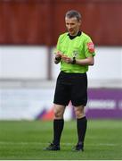 12 September 2020; Referee Derek Tomney during the SSE Airtricity League Premier Division match between St. Patrick's Athletic and Sligo Rovers at Richmond Park in Dublin. Photo by Ben McShane/Sportsfile