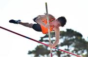 13 September 2020; Ben Connolly of Nenagh Olympic AC, Tipperary, competing in the Junior Men's Pole Vault during day two of the Irish Life Health National Junior Track and Field Championships at Morton Stadium in Santry, Dublin. Photo by Ben McShane/Sportsfile