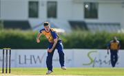 13 September 2020; Diarmaid Carey of Cork County delivers during the All-Ireland T20 Semi-Final match between YMCA and Cork County at Pembroke Cricket Club in Dublin. Photo by Sam Barnes/Sportsfile