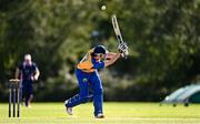 13 September 2020; Alex Gasper of Cork County plays a shot during the All-Ireland T20 Semi-Final match between YMCA and Cork County at Pembroke Cricket Club in Dublin. Photo by Sam Barnes/Sportsfile