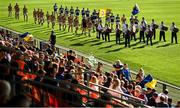 13 September 2020; The teams parade behind the band prior to the Armagh County Senior Football Championship Final match between Crossmaglen Rangers and Maghery Seán MacDiarmada at the Athletic Grounds in Armagh. Photo by David Fitzgerald/Sportsfile