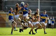 13 September 2020; Rian O'Neill of Crossmaglen Rangers in action against Brendan Haveron of Maghery Seán MacDiarmada during the Armagh County Senior Football Championship Final match between Crossmaglen Rangers and Maghery Seán MacDiarmada at the Athletic Grounds in Armagh. Photo by David Fitzgerald/Sportsfile