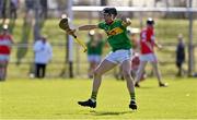 13 September 2020; Chrissy McMahon of Dunloy celebrates at the final whistle of the Antrim County Senior Hurling Championship Final match between Dunloy Cuchullains and Loughgiel Shamrocks at Páirc Mhic Uilín in Ballycastle, Antrim. Photo by Brendan Moran/Sportsfile